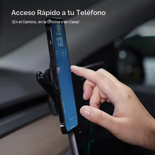 Vista 6 de iOttie Terus MagSafe - Soporte de monitor compatible con Tesla Model 3 y Model Y. Compatible con iPhones MagSafe, incluyendo iPhone