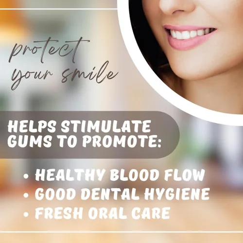 Vista 5 de Plaque Buster Púa interdental suave, estimulador de encías y removedor de placa, fabricado en Estados Unidos, para salud bucal y encías saludables