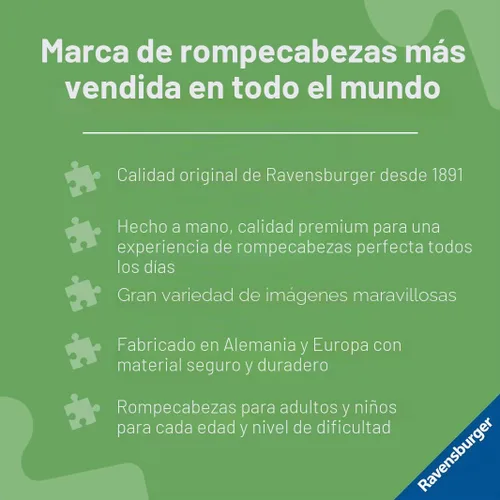 Vista 3 de Ravensburger Cute Crafters - Rompecabezas de gran formato para todas las edades 750 piezas únicas Tecnología Softclick Certificado FSC Ideal