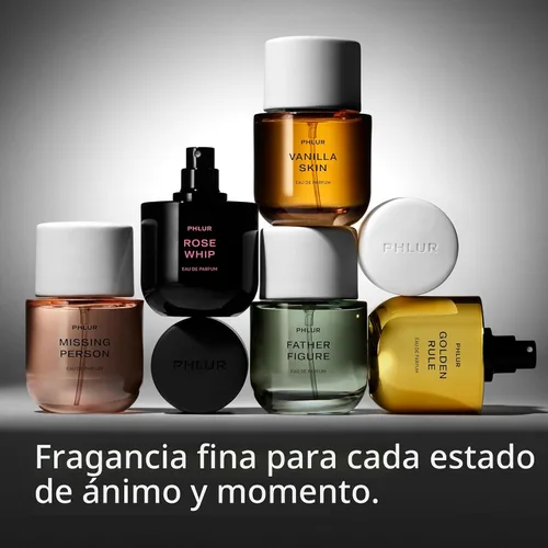 Vista 6 de PHLUR Rose Whip Eau de Parfum – Perfume de tamaño completo – Perfume floral afrutado con rosa, grosella negra, pimienta rosa, nuez moscada, madera