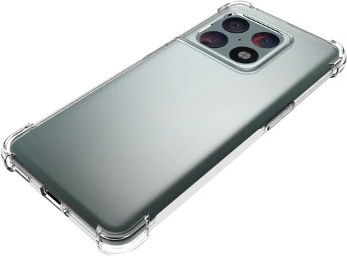 Vista 4 de USTIYA Funda para OnePlus 10 Pro 5G Clear TPU Cuatro Esquinas Cubierta Protectora Transparente Suave Funda