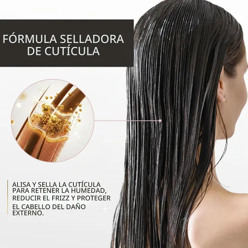 Vista 4 de Fashion Gold Ybera Paris Protect & Control Champú sin sulfato, 16.9 fl oz
