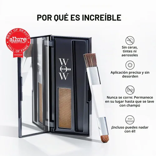 Vista 5 de COLOR WOW Cobertura de raíces: cobertura instantánea de canas y retoque de mechas Resistente al agua y al sudor Fórmula galardonada sin desorden