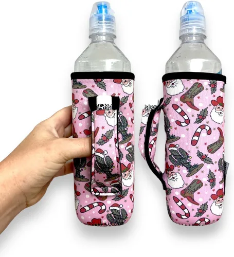Vista 12 de Lit Handlers Funda de neopreno para botella de agua, soporte aislado para botella de agua de 16 a 24 onzas para caminar, correr y andar