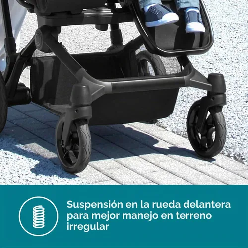 Vista 8 de Contours Element Side by-Side - Cochecito convertible para niños pequeños y bebés, individual a doble, opciones de asientos reversibles, compatible