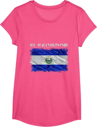 Vista 16 de Camiseta El Salvador, Negro
