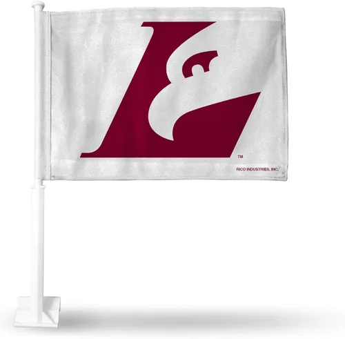 Vista 19 de Rico Industries Bandera de coche de doble cara de la NCAA, gran accesorio para automóvil