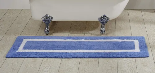 Vista 119 de Better Trends - Alfombra de baño 100% algodón reversible, altamente absorbente y lavable a máquina, suave, tapete de ducha para piso de baño