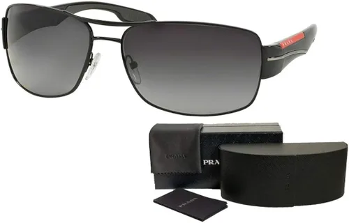 Vista 3 de Prada PS53NS - Gafas de sol rectangulares para hombre incluye kit de cuidado de gafas