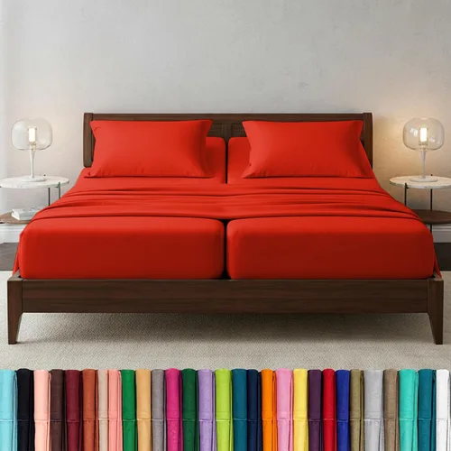 Vista 22 de Elegant Comfort - Juego de sábanas de microfibra de 1500 hilos de calidad hotelera prémium de 4 piezas - Resistente a arrugas, sábana bajera