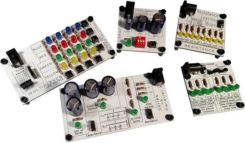 Vista 8 de Aprender a soldar Tablero de aprendizaje electrónico: resistencia Kit STEM Practica la soldadura y aprende electrónica