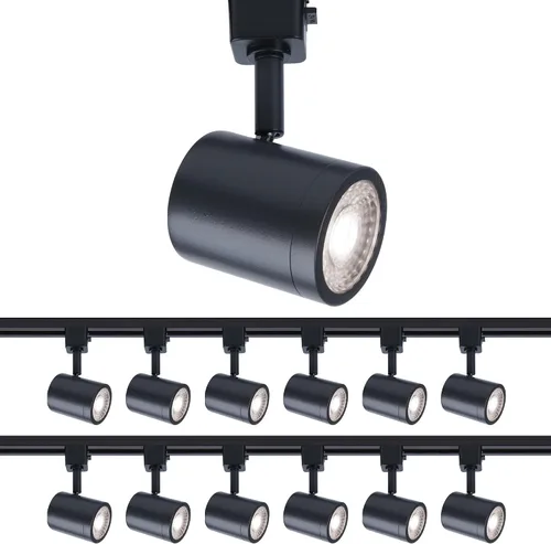 Vista 21 de WAC Lighting Charge 8010 LED Cabezal de Riel Ajustable 5-CCT Seleccionable 9W 865 Lúmenes Totalmente Regulable en Blanco para Riel de 3 Cables