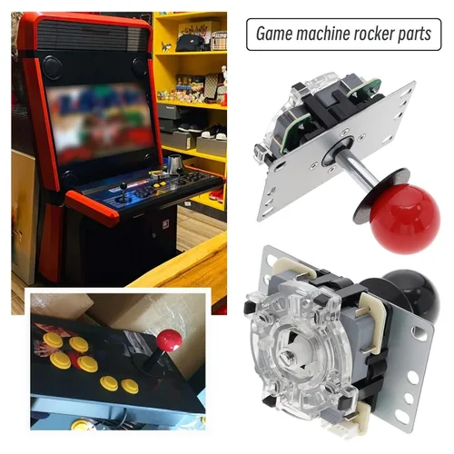 Vista 2 de Create idea 2Pcs 5 Pin 8 Way Arcade Joystick Replacement Fighters Joystick Fit for Arcade Game Machines Ball Top Handle Controllers Accessories
