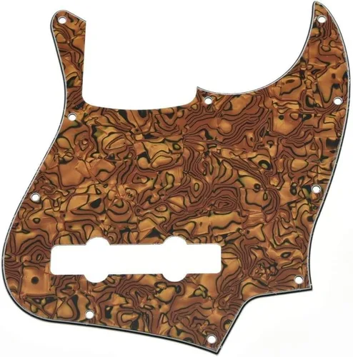 Vista 6 de Dopro Guardabarros de 5 cuerdas para Bajo Jazz J, placa de rayado, perla de abulón para Bajo Jazz Fender de 5 cuerdas EE. UU./México