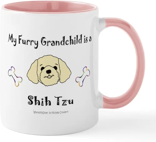 Vista 11 de CafePress Angel Shih Tzu In Clouds Taza de café de cerámica de 11 oz (11.0 fl oz)