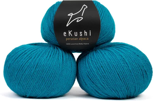 Vista 38 de 100% Hilo de Alpaca Baby para Tejer y Ganchillo - 1 Cono de Hilo Premium DK - Ligero, Hipoalergénico y Térmico Hecho en Perú - Ideal para Proyectos