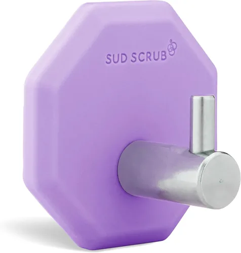 Vista 8 de Sud Scrub® Gancho de ducha antimicrobiano, ganchos autoadhesivos para pared de ducha, ganchos de pared extraíbles resistentes, ganchos para colgar