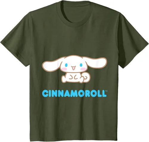 Vista 15 de Cinnamoroll Character Front and Back T-Shirt S Negro