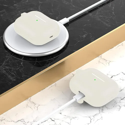 Vista 5 de Sahara - Venture Series - Funda de silicona para AirPods Pro (2ª generación), color blanco nube (HP00053)