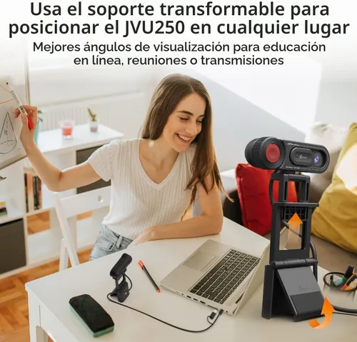 Vista 6 de j5create Cámara web y cámara de documentos de modo dual 1080P