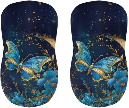 Vista 257 de American Eagle - Juego de 2 fundas para taburetes de bar para sillas de comedor, impermeables, antideslizantes, tamaño universal