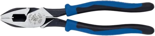 Vista 12 de Klein Tools J2000-9NE Alicates Cortadores Laterales para Electricistas, Fabricados en EE.UU., Alicates de Alto Apalancamiento de 9 Pulgadas Cortan