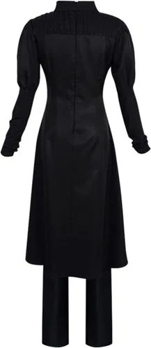 Vista 4 de MIAOCOS Maki Zen'in - Disfraz de cosplay para mujer, color azul marino, uniforme de Halloween, fiesta, camisa y pantalones