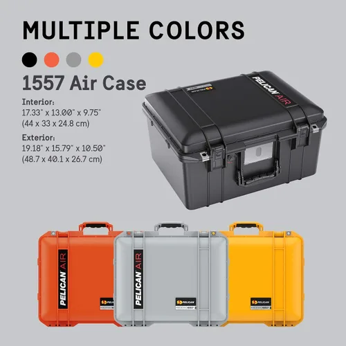 Vista 11 de Pelican Funda Air 1557 con espuma - Amarillo