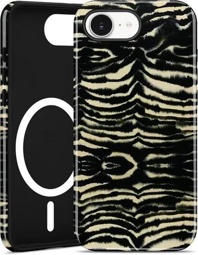 Vista 115 de Jusy Funda magnética Zebra para iPhone XR, color negro