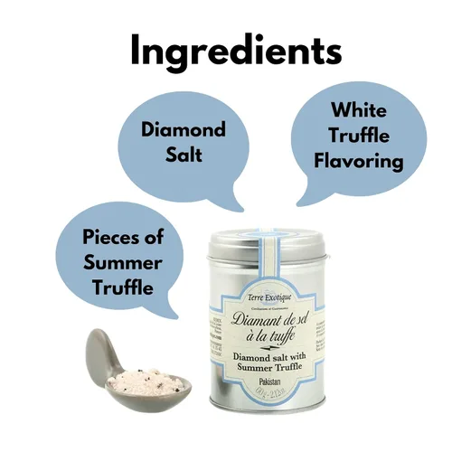 Vista 7 de Terre Exotique Flor De Sel con Trufas Blancas Italianas 2.2 Oz Ifaty Madagascar