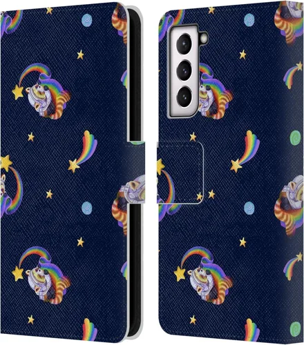Vista 236 de Head Case Designs Officially Licensed Carla Morrow Colorful Space Dice Patterns Leather Wallet Case Compatible with Samsung Galaxy A07 4G