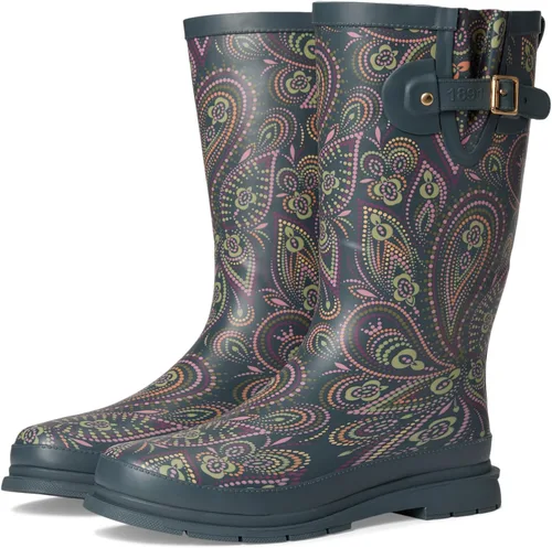 Vista 15 de Western Chief Botas de lluvia altas e impermeables para jardín al aire libre para mujer Bandana