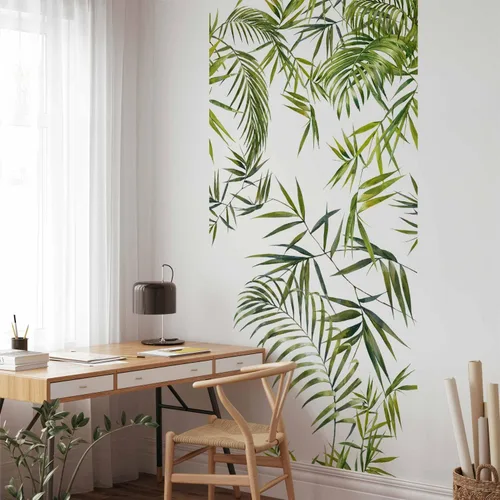 Vista 2 de artgeist Mural de pared Tropical de 58 x 110 pulgadas - Mural de pared autoadhesivo para despegar y pegar, calcomanía extraíble, imagen de primera