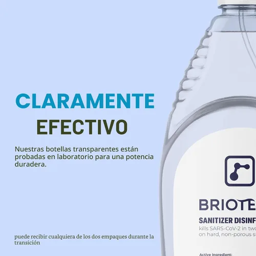 Vista 6 de Briotech desinfectante multisuperficie Mata el 99,99% de gérmenes