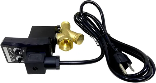 Vista 2 de Válvula de drenaje automática electrónica G1/2" 1,6 MPa, drenador automático para tanque de aire o secador de aire, CA 110V 50Hz con enchufe de EE.