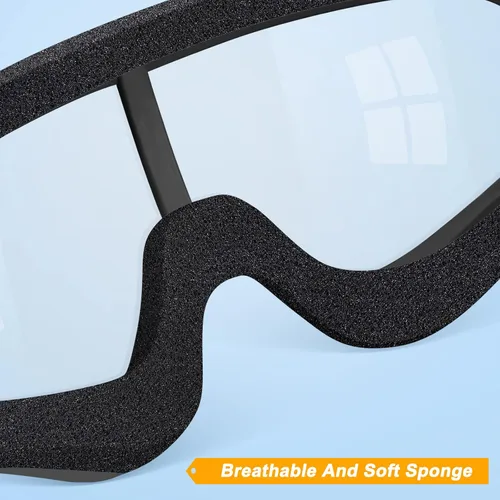 Vista 8 de OXG 5 pares de gafas de motocicleta para jóvenes, hombres y mujeres, gafas ATV de esquí, gafas anti-UV, a prueba de polvo y viento, para bicicletas