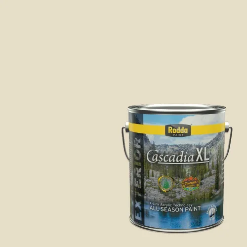 Vista 168 de Rodda Paint CASCADIA XL Pintura e imprimación satinada exterior en uno, cuarto de galón, resistencia industrial