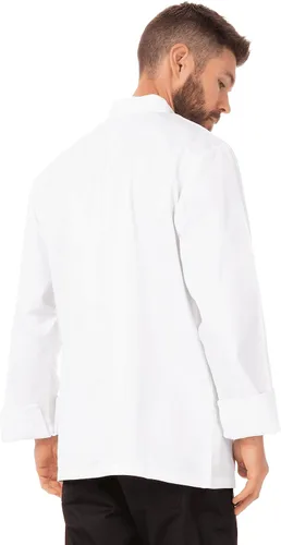 Vista 2 de Chef Works Le Mans - Abrigo de chef para hombre