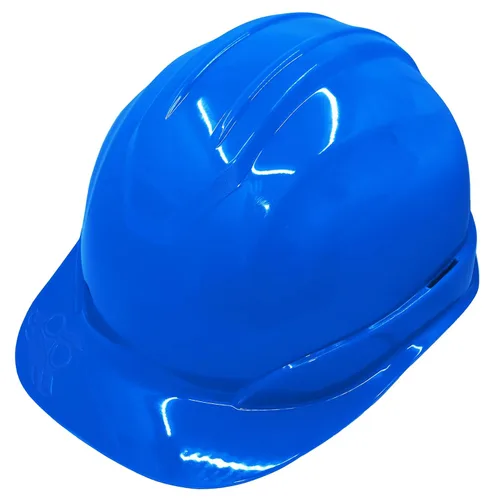 Vista 13 de Bullhead Safety - Casco con ventilación y suspensión de cuatro puntos con bloqueo deslizante