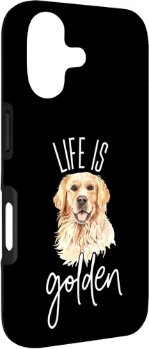 Vista 3 de Funda para iPhone 17 con diseño Golden Retriever para amantes de los perros y padres de mascotas