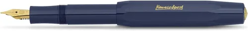 Vista 9 de Kaweco Sport Classic Fountain pluma color negro, con plumín medio.