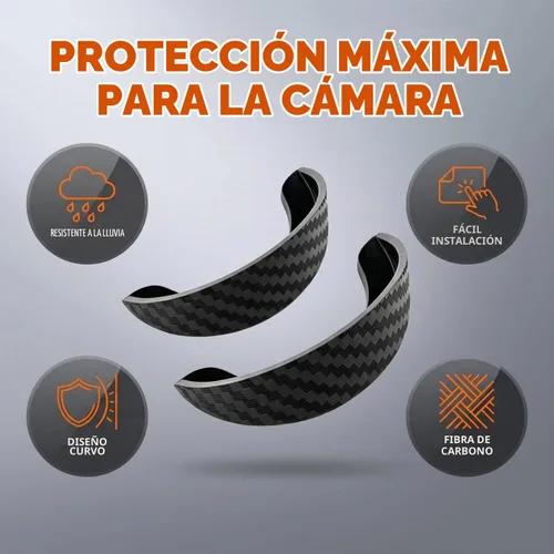 Vista 2 de Cubierta impermeable del escudo de la lluvia de la cámara de visión trasera