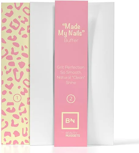 Vista 7 de Made My Nails Buffer, Ultimate Shine Bloque de pulido de uñas de 3 vías con lima de uñas profesional, grano 120/180, herramienta de manicura todo