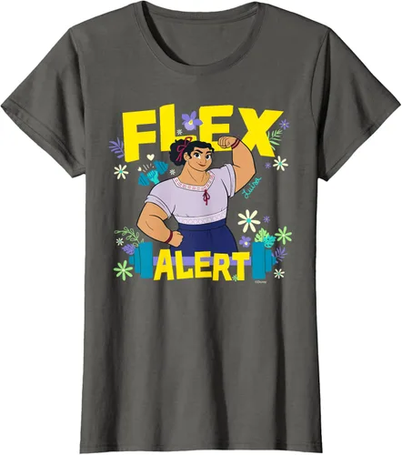 Vista 8 de Disney Encanto Luisa Madrigal Flex Alert Camiseta, Negro