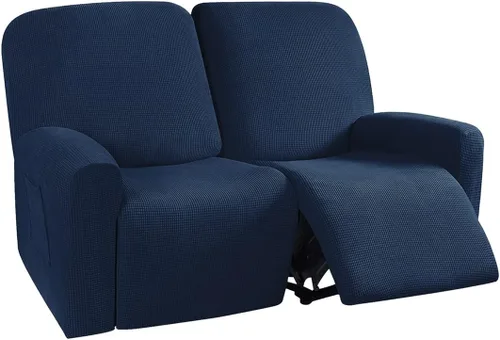 Vista 18 de vctops Fundas elásticas resistentes al agua, para sofá reclinable, suaves y lisas, con correa elástica antideslizante, protector de muebles
