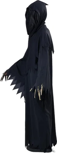 Vista 3 de California Costumes Grim Reaper Deluxe para niños