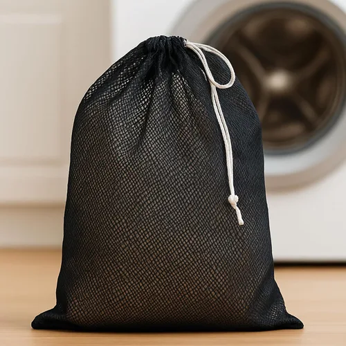 Vista 6 de Bolsa de lavandería de malla extra grande de 40 x 30 pulgadas, cordón, multiusos para lavandería, juguetes, playa, artículos deportivos Dependable