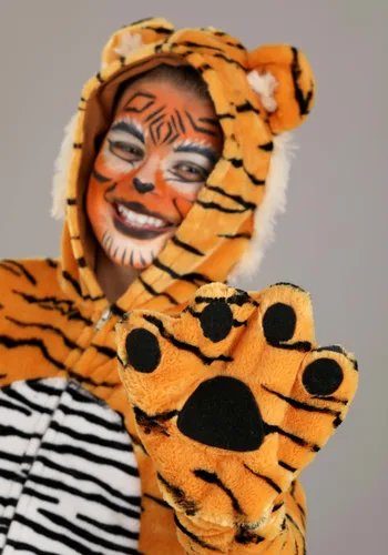Vista 5 de Disfraz Premium de Tigre para Niños Multicolor