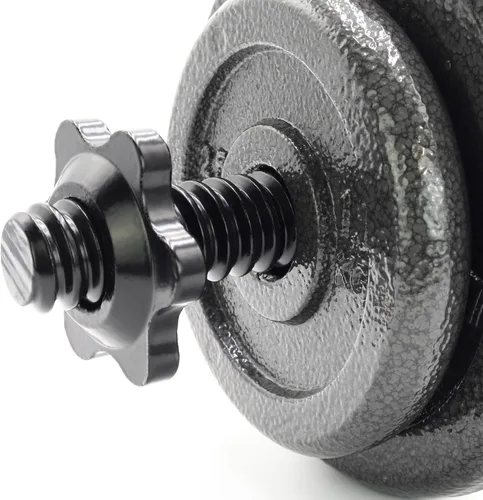 Vista 4 de CAP Adjustable Cast Iron Dumbbell Weight Sets, Singles & Pairs Negro