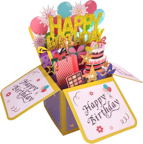 Vista 9 de ROBBEAR Tarjeta emergente, tarjeta de felicitación 3D de mariposa y flor con sobre para cualquier ocasión, cumpleaños, día de la madre, aniversario